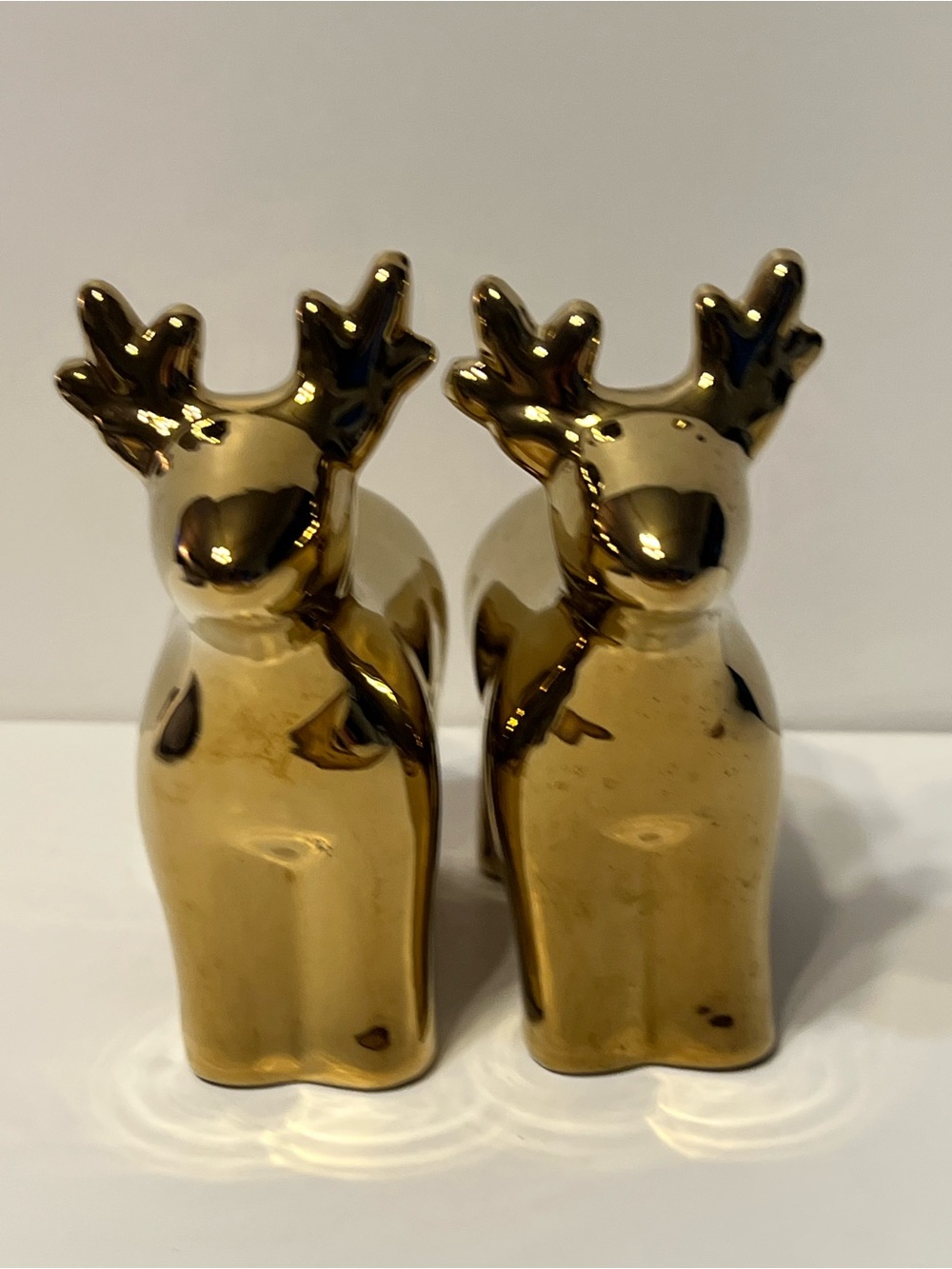St. Nicholas Square Reindeer Salt & Pepper Shakers
